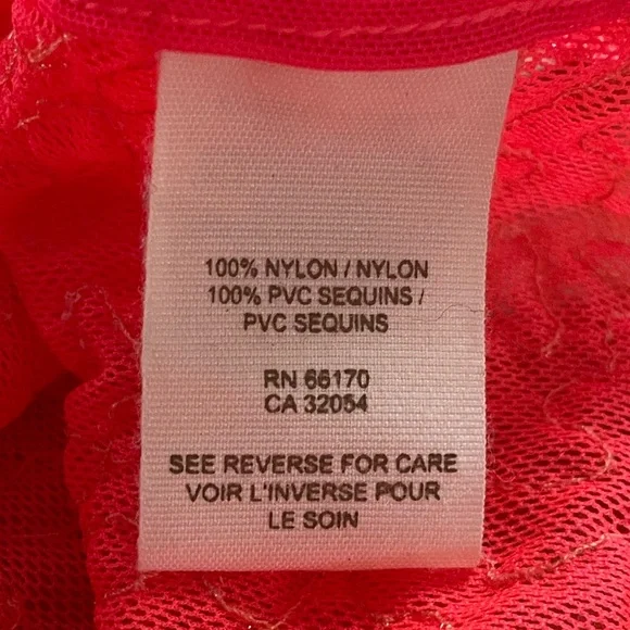 Free People Intimately  Coral Sequin Lace Cami Tank M Boho Festival cami Top - Picture 7 of 8